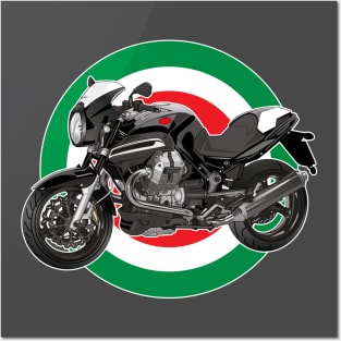 Italian motorcycle Posters and Art